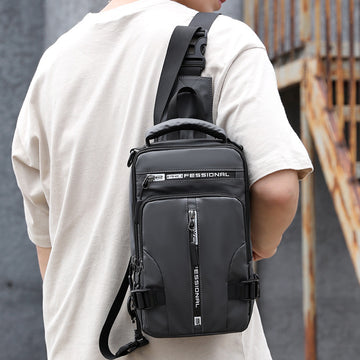 Nylon Backpack With USB Charging